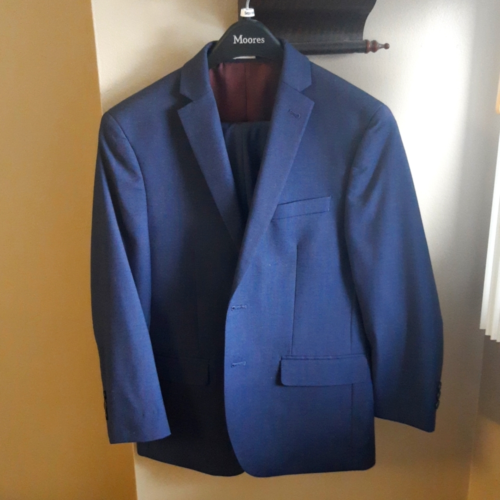 Youth blue suit